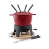 Swissmar Sierra 11 Piece Cherry Red Fondue Set F66705