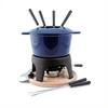 Swissmar 11 Piece Sierra Cast Iron Fondue Set