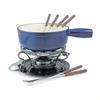 Swissmar 9 Piece Lugano Cast Iron Fondue Set